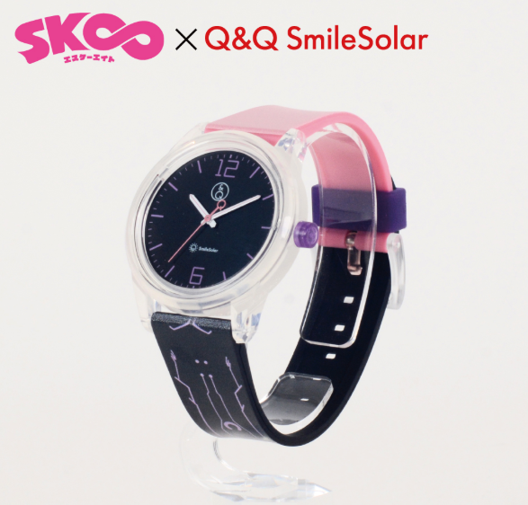 CITIZEN SK8 Smile Solar Watch "SK SK8 the Infinity x Q&Q SmileSolar" Cherry blossom model R04A506VK