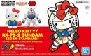 SD Gundam EX Standard Hello Kitty/RX-78-2 Gundam Color-coded Plastic Model (New, from Japan)