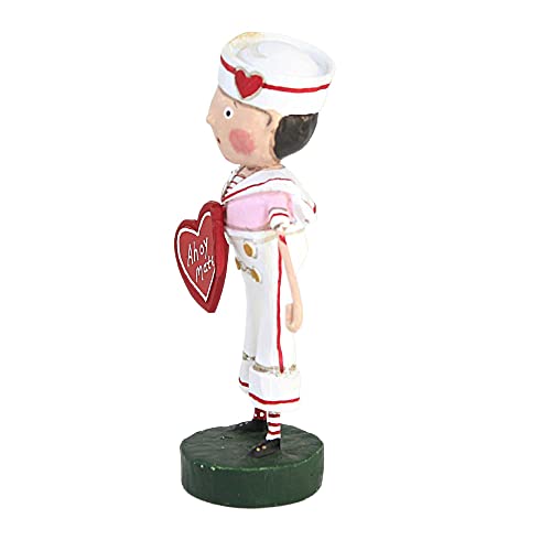 Lori Mitchell Sailor Valentine 6" Polyresin Valentine's Day Love Heart Collection Figure 14495