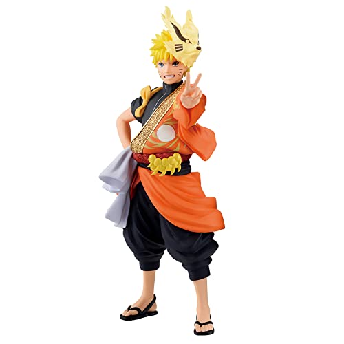 Banpresto NARUTO Shippuden Naruto Uzumaki Figure TV Anime 20th Anniversary Costume