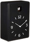 Remnoskako Clock Analog Natural Color Kuku Black CUCU LC10-16 BK Lemnos