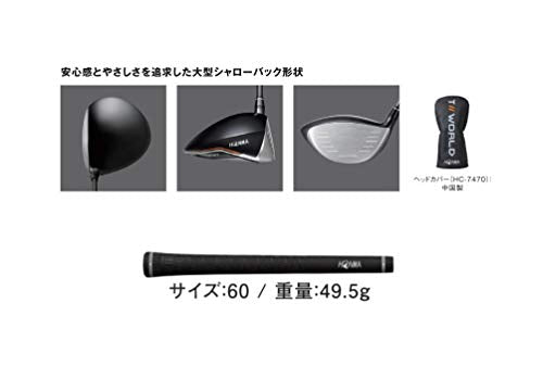 Honma Golf Driver [Catalog Genuine Shaft Model] TOUR WORLD TW747 460 Driver VIZARD-747-50 Carbon Shaft Carbon Men Right Loft angle: 9.5 degree Flex: S