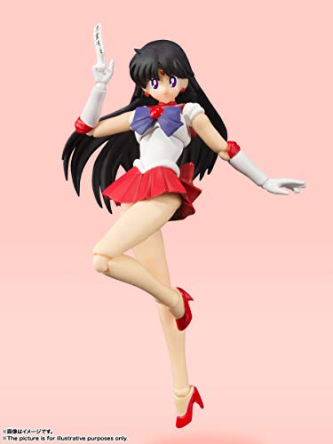 BANDAI SPIRITS S.H.Figuarts Sailor Moon Sailor Mars -Animation Color Edition- (Resale version) Approx. 140mm PVC&ABS painted movable figure