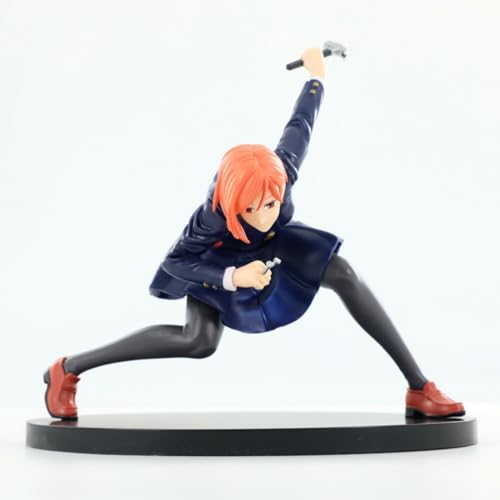 BoayDar Jujutsu Kaisen Badge Hanayashiki Kaitama Tamaori Natsuyu Ketsu Megumi Fushiguro Yuhito Kojo Toge Inumaki Nobara Kugisaki Satoru Gojo Figure ABS&PVC Pre-painted Kaitama/Tamaori Figure 15cm Kugisaki Nobara