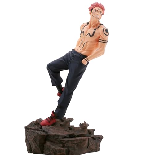 BoayDar Jujutsu Kaisen GK Megumi Fushiguro Double Sided Sukuna Yujin Kojou Satoru Gojo Kugisaki Nobara Combat Set Figure Made of ABS&PVC Pre-painted Kaidama/Tamaori Figure 20cm Double sided Sukunade