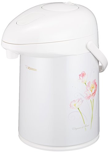 ZOJIRUSHI (ZOJIRUSHI) Glass Magical Bottle Air Pot Design Heating 2.2L White AB-RB22-FC