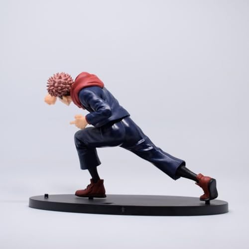 BoayDar Jujutsu Kaisen Badge Hanayashiki Kaitama Tamaori Natsuyu Ketsu Megumi Fushiguro Yuhito Kojo Toge Inumaki Nobara Kugisaki Gojo Satoru Figure ABS&PVC Painted Figure 11cm Yuji Kojo B