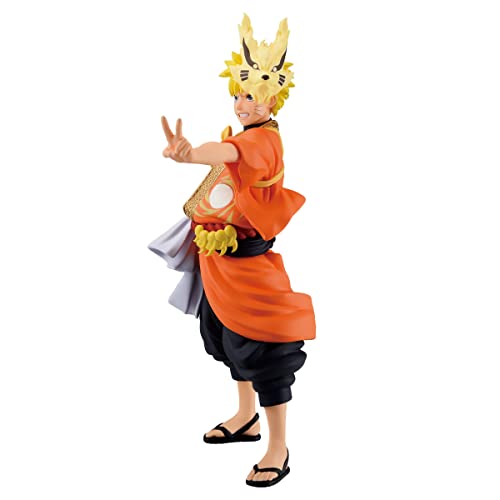 Banpresto NARUTO Shippuden Naruto Uzumaki Figure TV Anime 20th Anniversary Costume