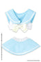 Pureneemo 1/6 PNS Sailor Bikini Set White x Light Blue (for Doll)