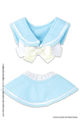 Pureneemo 1/6 PNS Sailor Bikini Set White x Light Blue (for Doll)