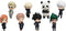 Nendoroid Saplus Jujutsu Kaisen Non-scale Plastic Painted Complete Trading Figure Box of 8