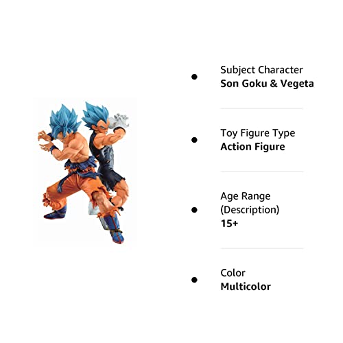 BANDAI SPIRITS Ichiban Kuji Dragon Ball VS Omnibus Super A Prize Super Saiyan God Super Saiyan Son Goku & Super Saiyan God Super Saiyan Vegeta Figure