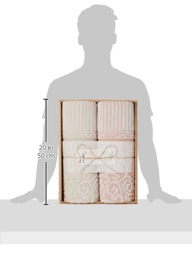 Imabari crested towel blanket set (with wooden box) Kurishima Strait Wavebun IM15039