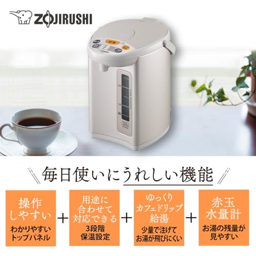 Zojirushi Electric Pot 3.0L Gray CD-WY30-HA