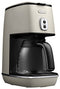 DE'longhi (Delonghi) Drip Coffee Maker Destin ICMI011J-W Regular Coffee 6 cups of titanium coat filter aroma mode [White] 3-year warranty with Delong Family registration