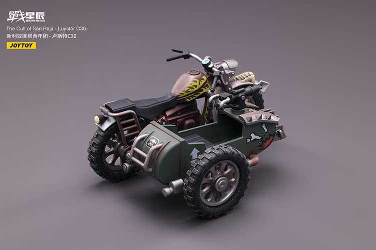 ToyBase] JOYTOY Senseishin 1/18 Sidecar Motor Bike The Cult of San RejaLuyster C30 Action Figure Complete Product JT2320