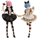 Re:ZERO -Starting Life in Another World- SSS Figure Rem & Ram in Wonderland Antique Ver. Set of 2