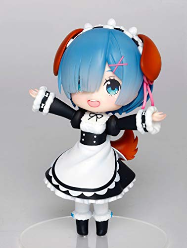 Taito Re: Life in a Different World from Zero Doll Crystal Rem Figure Dog ver. (Prize)