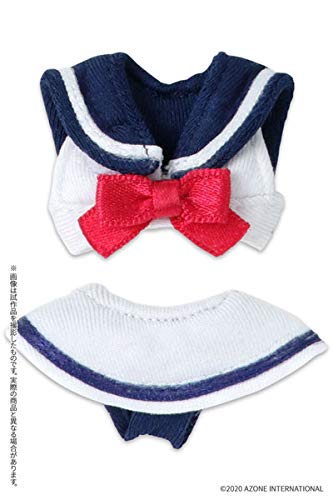 1/12 Sailor Bikini Set for Picconimo White x Navy (for Doll)