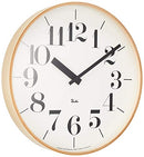 Remnos Hanging Clock Analog Wooden Frame Large WR-0401 L