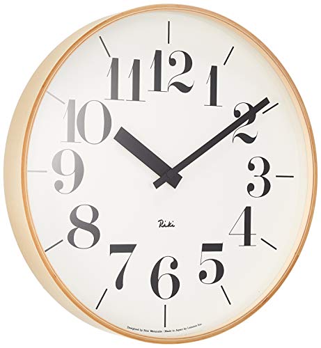 Remnos Hanging Clock Analog Wooden Frame Large WR-0401 L