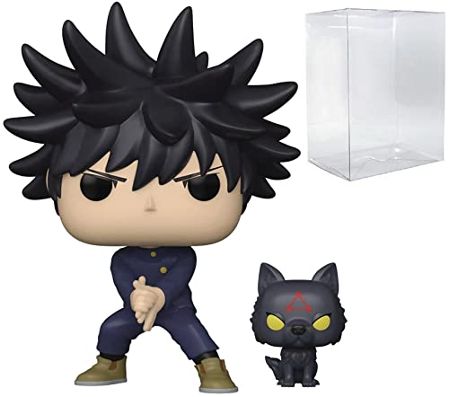 POP Jujutsu KaisenMegumi Fushiguro and the Dog of God Funko Vinyl Figure Includes Compatible Box Protector Case Multicolor 3.75