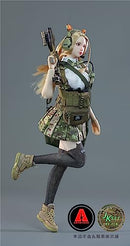 Toy Hobby 1/6 Scale Action Figure Compatible with TBLeague Body ARMSHEAD JK GIRL SET RE01B High School Girl Sailor Combat Clothes and Shoes Set