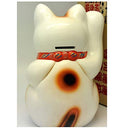 Invited cat No. 8 White Odari Cat (right hand) Tokoname ware ...