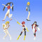 HGIF Re Cutie Honey all 5 types