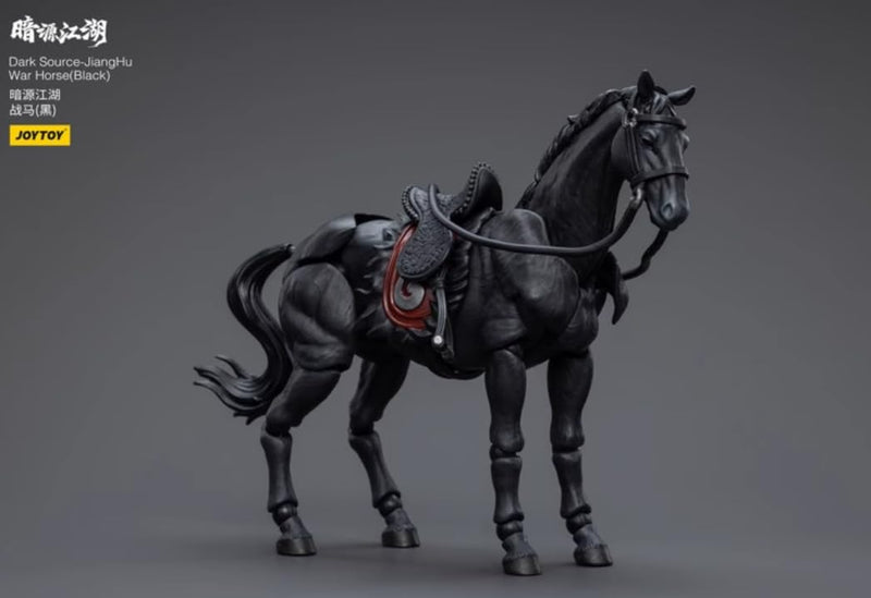 JOYTOY 1/18 Dark Source JiangHu JT8001 War Horse Black Movable Figure Black Horse