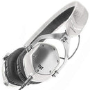 V-MODA XS Small headband Folding Design Noise-Isolating Metal Headphone XS-U-WSILVER