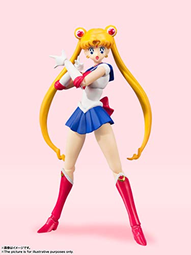 BANDAI SPIRITS S.H.Figuarts Sailor Moon Sailor Moon -Animation Color Edition- (Resale version) Approx. 140mm PVC&ABS painted movable figure