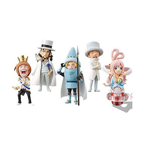 One Piece World Collectible Figure-World Congress 2-5 Type Set