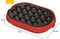 [Yamazen] Takoyaki (with flat plate) 20 baked / detachable plate Red YOC-W200 (R)