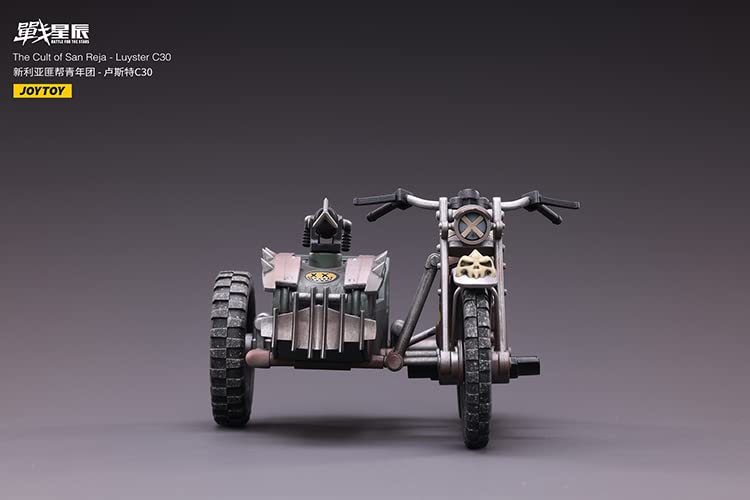 ToyBase] JOYTOY Senseishin 1/18 Sidecar Motor Bike The Cult of San RejaLuyster C30 Action Figure Complete Product JT2320