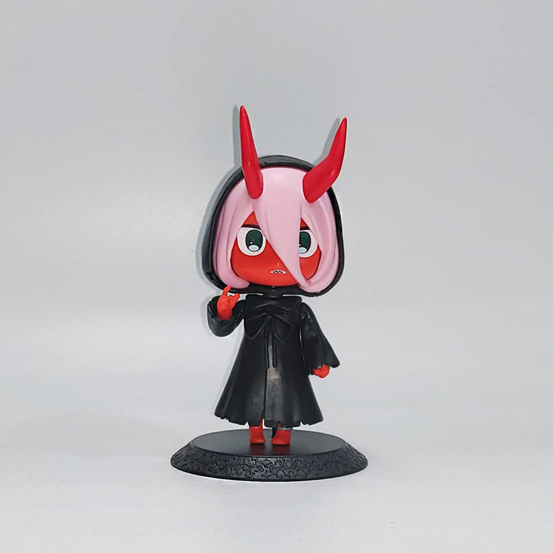 Anime Darling in the Q Version Figure Set, Zero Two Figure Model Figure Desktop Ornaments Collectible Supplies