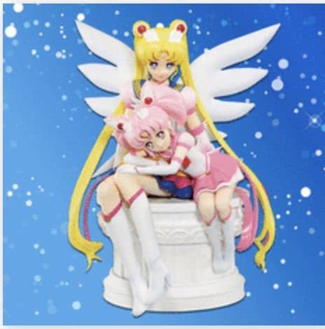 Ichiban Kuji Movie Sailor Moon Last One Prize Eternal Sailor Moon & Eternal Sailor Chibi Moon Figure Special Color