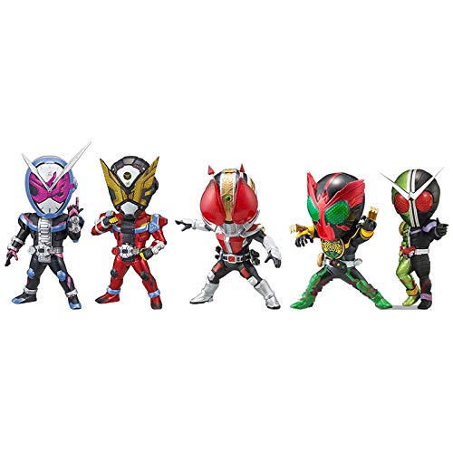 Kamen Rider Series World Collectable Figure Kamen Rider Zi-O & Kamen Rider Gates Appears All 5 Types Set Build Gates Den-O OOO W