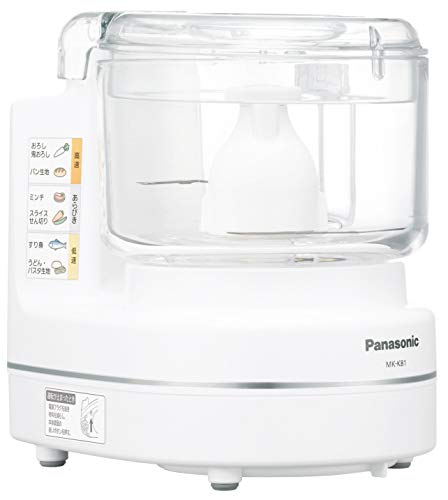 Panasonic Food processor Kijibu grated grated grated slice shredded MK-K81-W White