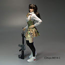 TOYBARJAPAN 1/6 Scale Figure CDToys M014C Latest Sexy High School Girl JK Sailor Uniform Fighter Clothes, Stockings, and Shoes Set