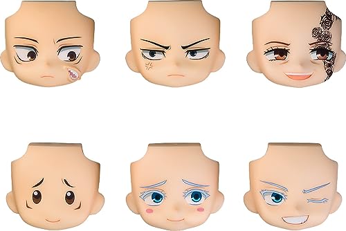 Nendoroid More Jujutsu Kaisen Replacement Face Jujutsu Kaisen 01 Plastic Painted Complete Trading Figure Box of 6