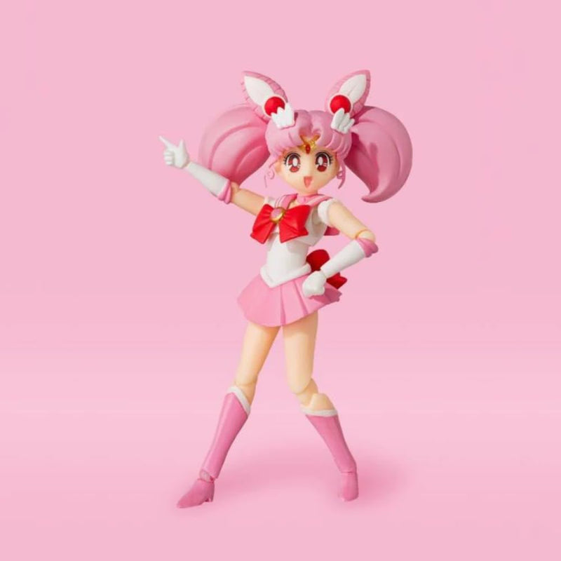 BANDAI SPIRITS S.H.Figuarts Sailor Moon Sailor Chibi Moon -Animation Color Edition- (Resale version) Approx. 100mm PVC&ABS painted movable figure