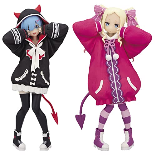 Ichiban Kuji Re:ZERO -Starting Life in Another World-Girls Who Flew Down in Winter- B Prize + C Prize Figure Set of 2 [Rem Beatrice]