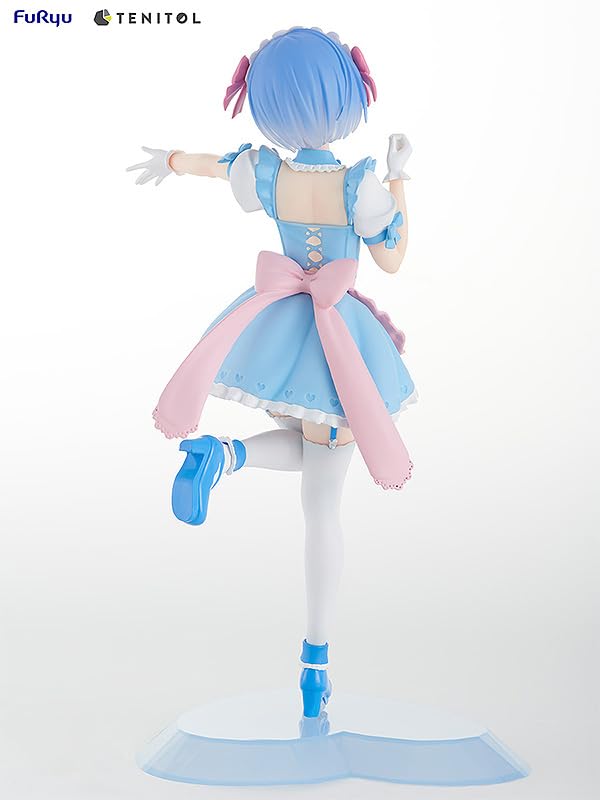 TENITOL Re Life in a Different World from Zero Yumekawa Maid Rem & Ram Set Plastic Painted Complete Figure