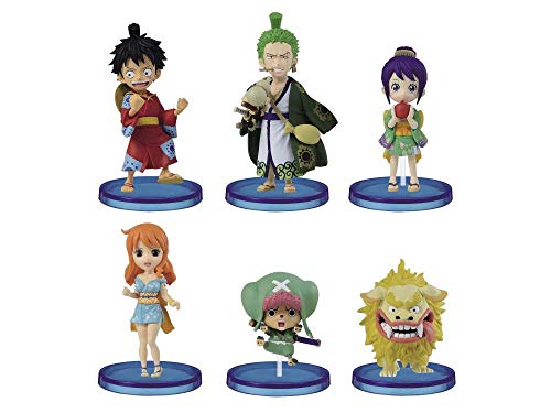 One Piece World Collectable Figure Wano Country 1 All 6 types set [A: Luffy / B: Zoro / C: Otama / D: Nami / E: Chopper / F: Komachiyo]