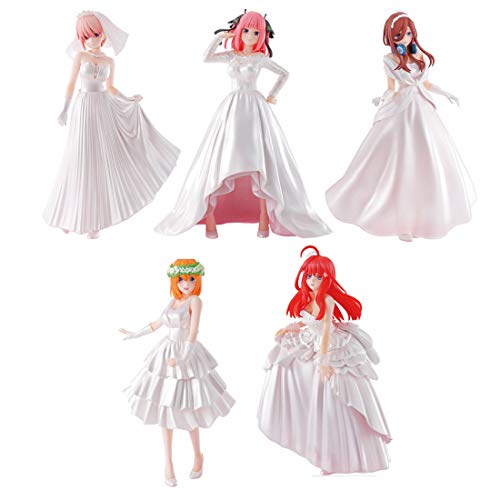 Ichiban Kuji The Quintessential Quintuplets-BrideStyle-A-PrizeE-Prize Bride Figure Set of 5