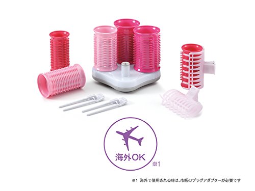 Koizumi Hair Curler 6 pieces Overseas compatible Pink KHC-V600/P