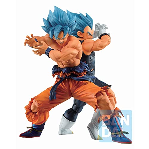 BANDAI SPIRITS Ichiban Kuji Dragon Ball VS Omnibus Super A Prize Super Saiyan God Super Saiyan Son Goku & Super Saiyan God Super Saiyan Vegeta Figure