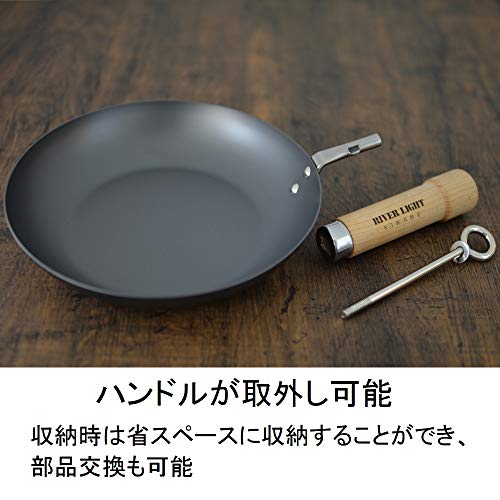 Riverlight (Riverlight) Egg fried Iron frying pan polar small Japan small IH compatible with Japan