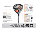 Honma Golf Driver [Catalog Genuine Shaft Model] TOUR WORLD TW747 460 Driver VIZARD-747-50 Carbon Shaft Carbon Men Right Loft angle: 9.5 degree Flex: S